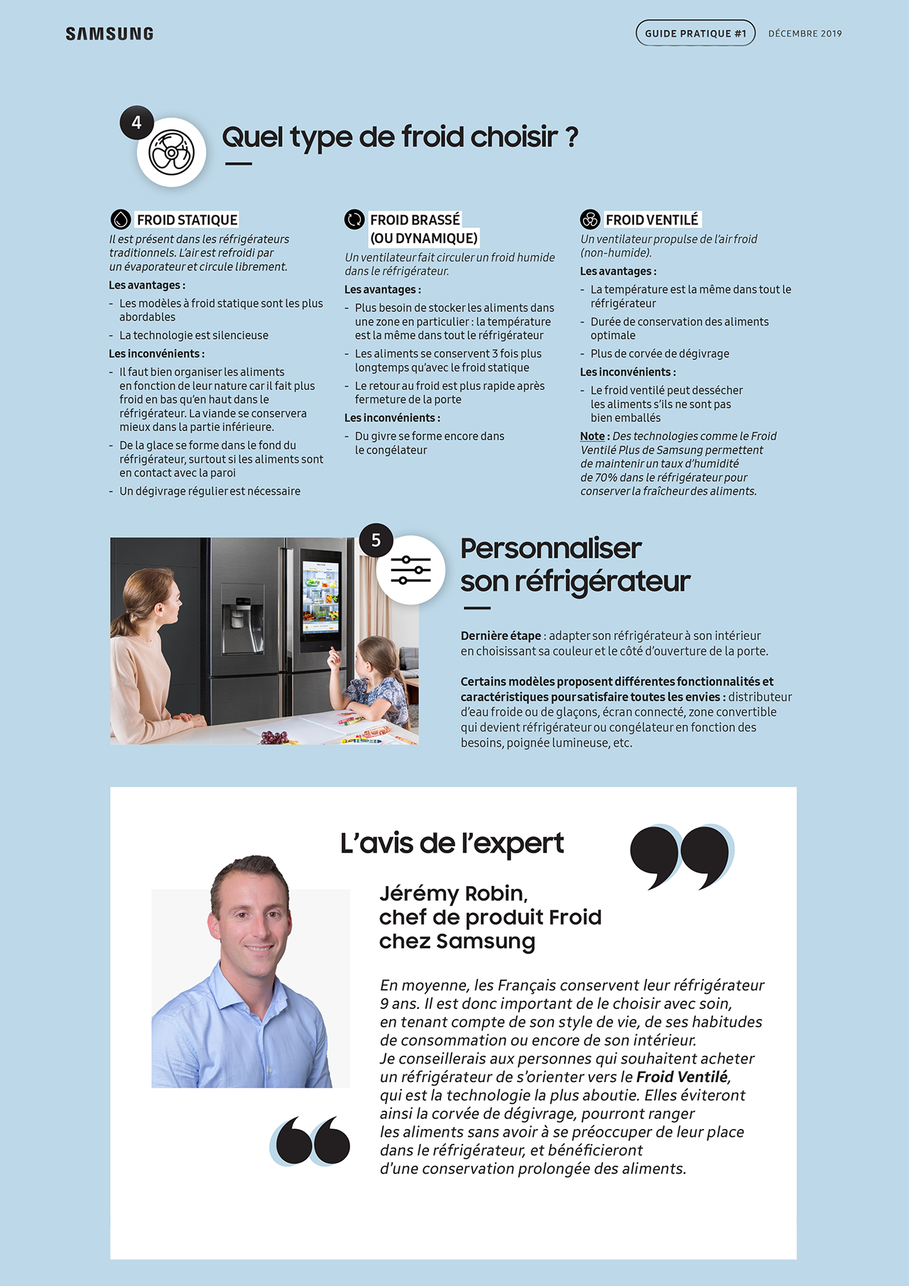 Guide pratique #1 : comment bien choisir son réfrigérateur ? – Samsung