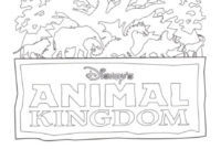disney parks coloring pages