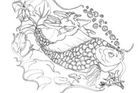 coy fish coloring pages
