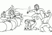 snowball fight coloring pages snowball fight coloring pages