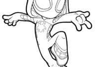 spider woman coloring pages