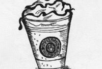 starbucks logo coloring page