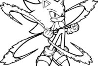 coloring pages of super sonic coloring pages of super sonic