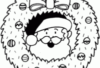 coloring page wreath coloring page wreath