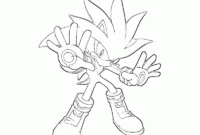 metal sonic coloring page