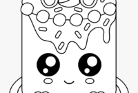 kawaii cake coloring page kawaii cake coloring page