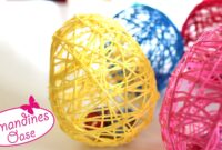 ostereier basteln mit luftballons