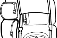 backpack coloring page backpack coloring page