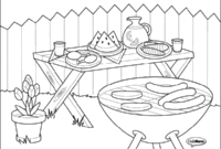 barbeque coloring pages barbeque coloring pages
