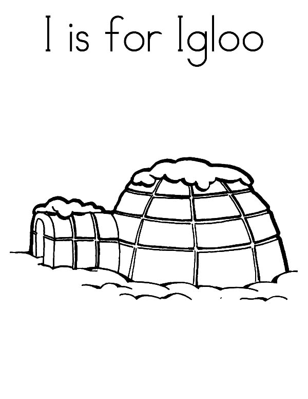 Pin on Igloo Coloring Pages