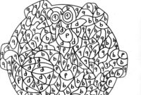 coloriage magique canard