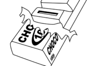 chocolate coloring page chocolate coloring page
