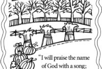 christian fall coloring pages