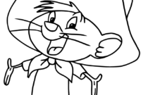 speedy gonzales coloring pages speedy gonzales coloring pages