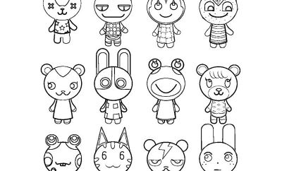 11 Excellent Coloriage Animal Crossing Collection - COLORIAGE