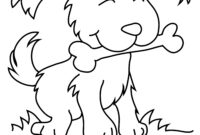 dessin a colorier facile chien dessin a colorier facile chien