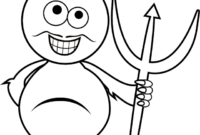 dessin de diable facile