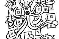 point relier alphabet coloriage
