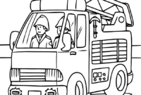 dessin pompier a imprimer