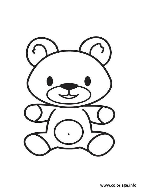 Coloriages À Imprimer - Hiver - Petit Ours Brun dedans Dessin Ours