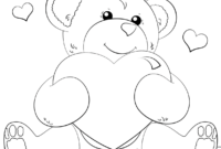 coloring pages of roses and hearts