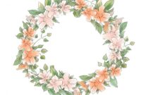 couronne de fleurs dessin couronne de fleurs dessin