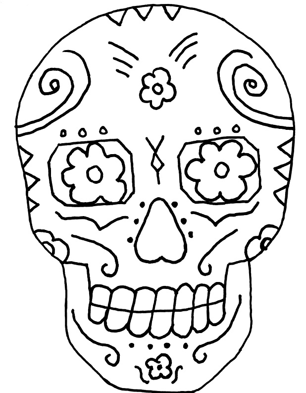 Free Printable Day of the Dead Coloring Pages - Best Coloring Pages For