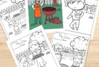 bbq coloring pages printable bbq coloring pages printable