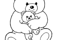 nounours dessin a imprimer