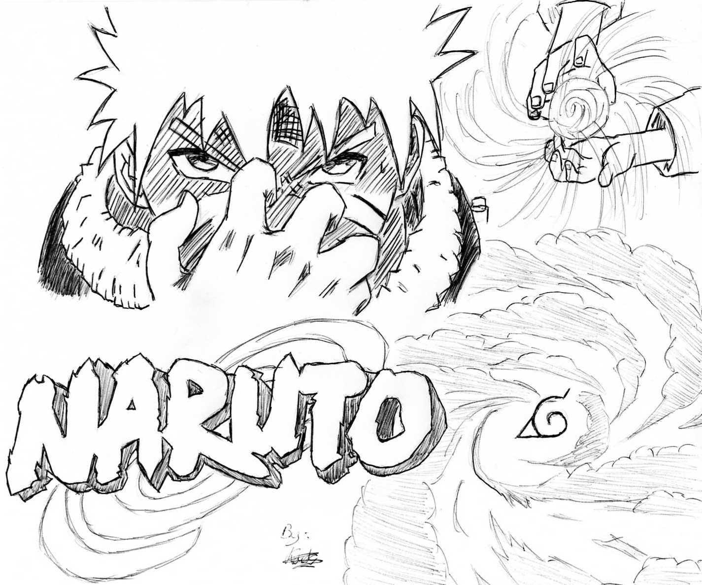 Coloriage De Naruto Shippuden A Imprimer - GreatestColoringBook.com