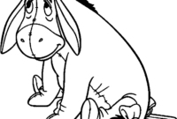 eeyore color page eeyore color page