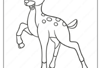 baby deer coloring pages baby deer coloring pages