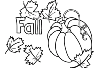 color pages of fall leaves