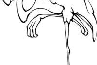 printable flamingo coloring pages