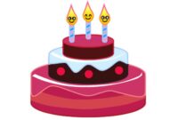 gateau anniversaire dessin gateau anniversaire dessin