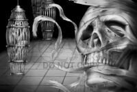 scary coloring books