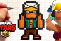 pixel art brawl stars corbac