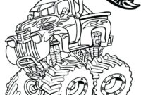 grave digger monster truck coloring page grave digger monster truck coloring page