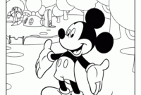 mickey mouse clubhouse color pages