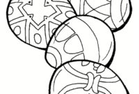 coloriage oeuf de paques a imprimer