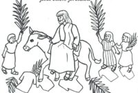 palm sunday printable coloring pages palm sunday printable coloring pages