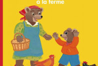 petit ours brun va a la piscine