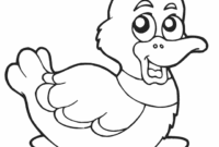 free duck coloring pages