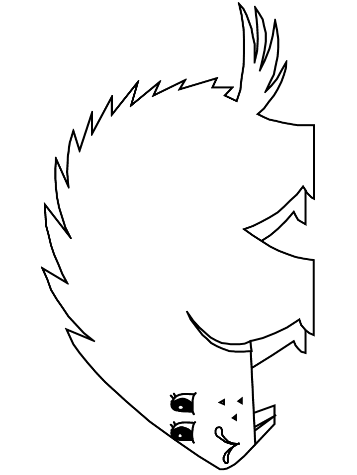 Porcupine Animals Coloring Pages & coloring book.