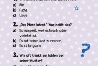 pferdefragen quiz mit antworten