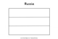 russia flag coloring page