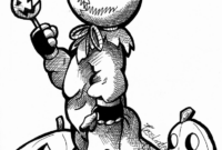 trick r treat sam coloring pages trick r treat sam coloring pages