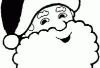 free printable santa faces