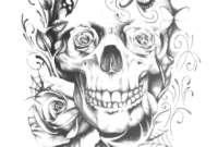 skull and roses coloring pages skull and roses coloring pages