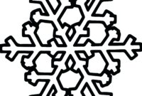 simple snowflake coloring pages simple snowflake coloring pages
